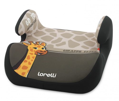 Lorelli Topo Comfort autós ülésmagasító 15-36kg - Giraffe light-dark beige 2020