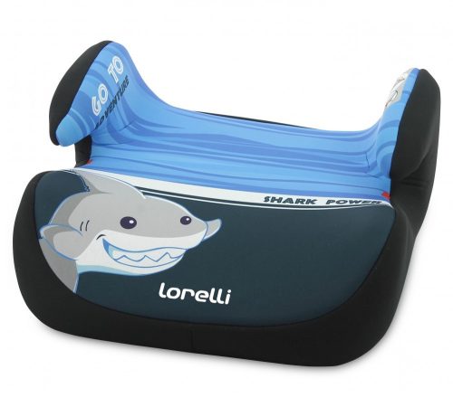 Lorelli Topo Comfort autós ülésmagasító 15-36kg - Shark light-dark blue 2020