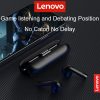 Lenovo TW60 B TWS Bluetooth 5.3 Vezeték Nélküli Fülhallgató Töltőtokkal, Fekete