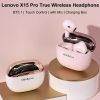 Lenovo X15 Pro Bluetooth 5.1 Vezeték Nélküli Fülhallgató Töltőtokkal, Fekete