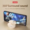 Lenovo Thinkplus LP19 Bluetooth 5.1 Vezeték Nélküli Fülhallgató Töltőtokkal, Bézs