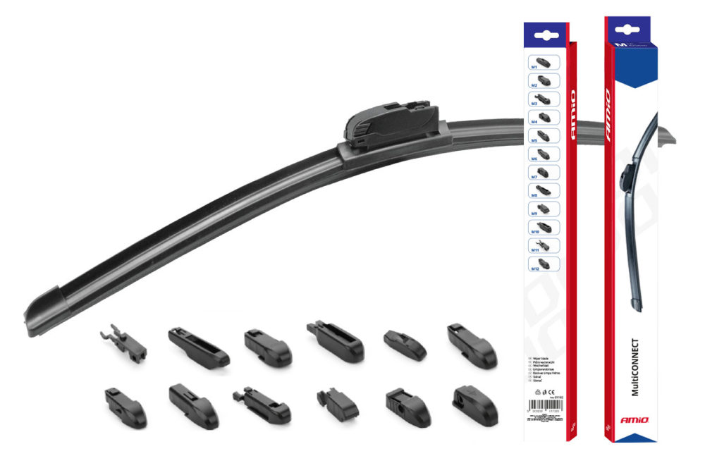 Ablaktörlő lapát 12 adapterrel 21" 530 mm