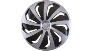 Dísztárcsa 16" Wind Silver & Black 4db